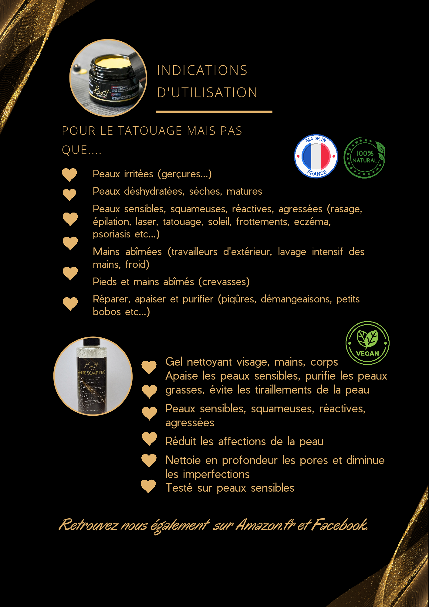 Baume cicatrisant tatouage Butt 250 ML