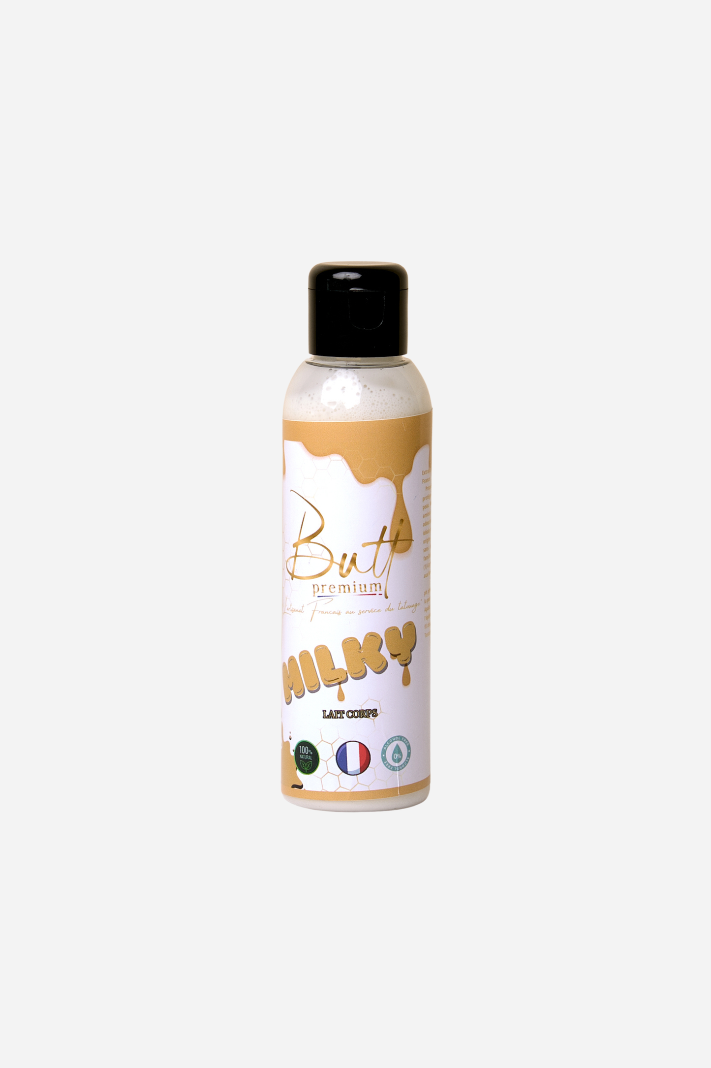 Crème MILKY naturelle 125ml - hydratation intense, cicatrisation tatouage, fabriqué en France