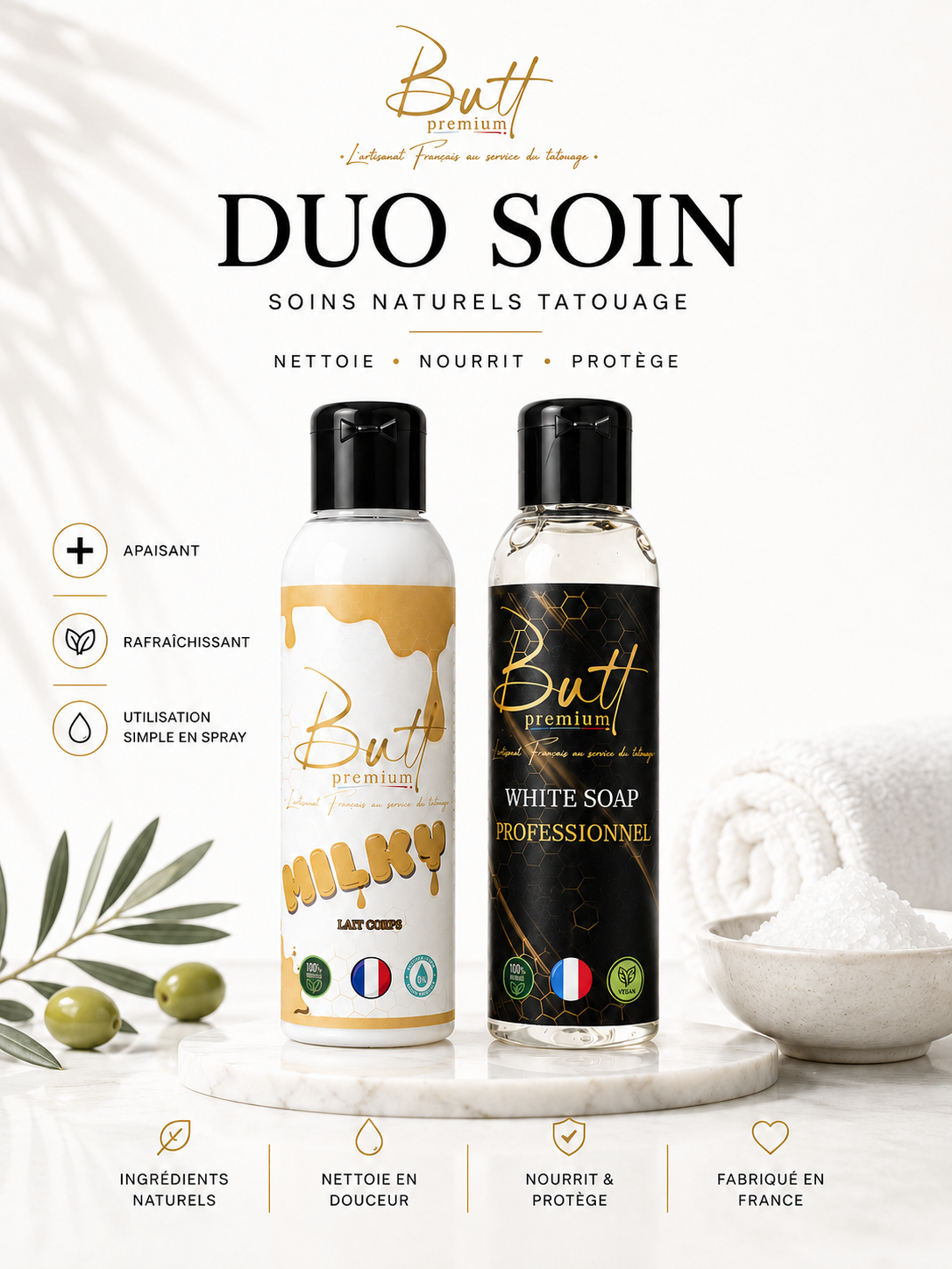 Kit de Soins (Milky + White Soap)