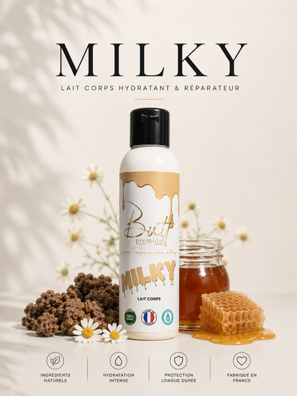 Crème MILKY hydratante Butt Premium 125ml au miel propolis et camomille
