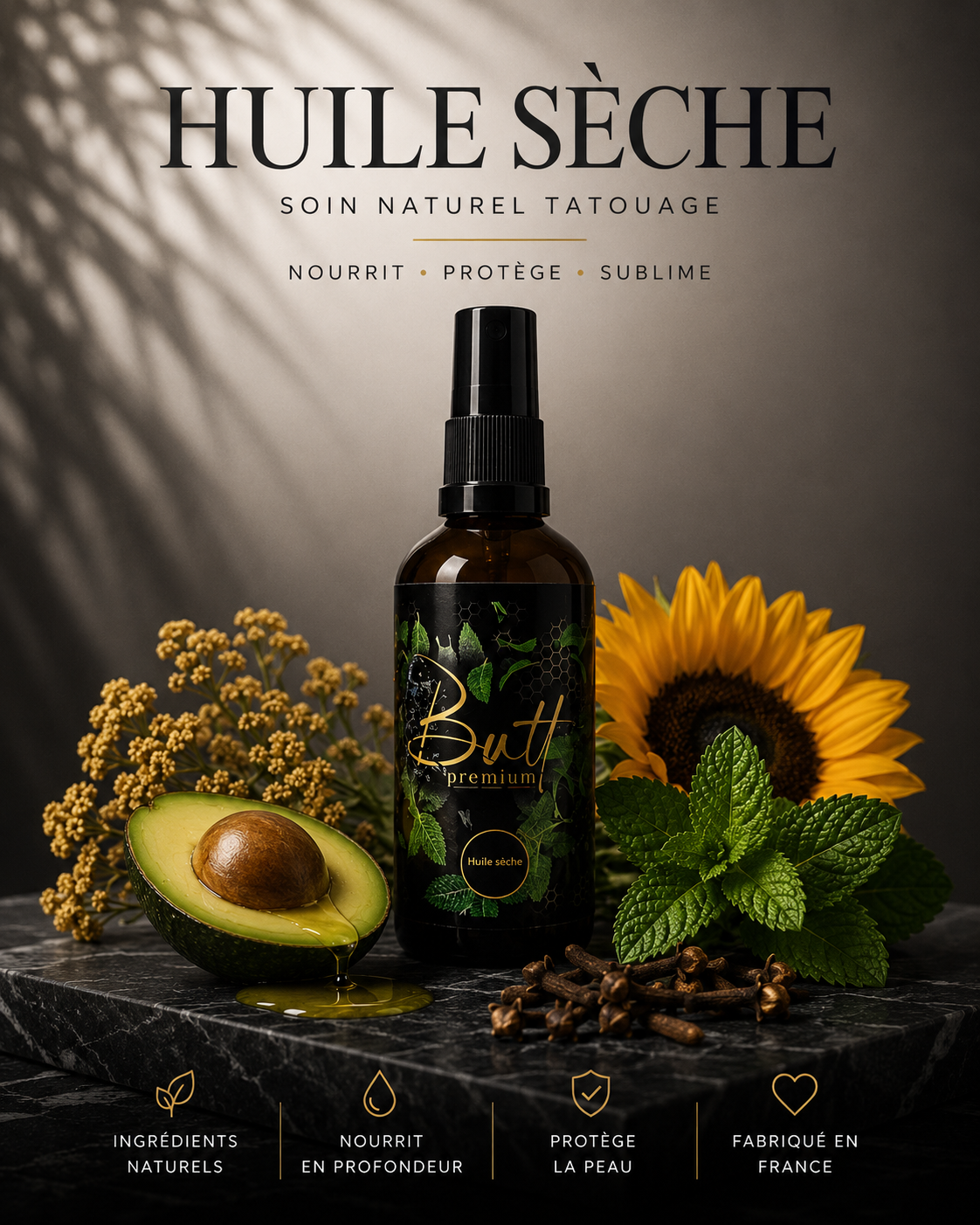 Huile Sèche 75 ml Pro