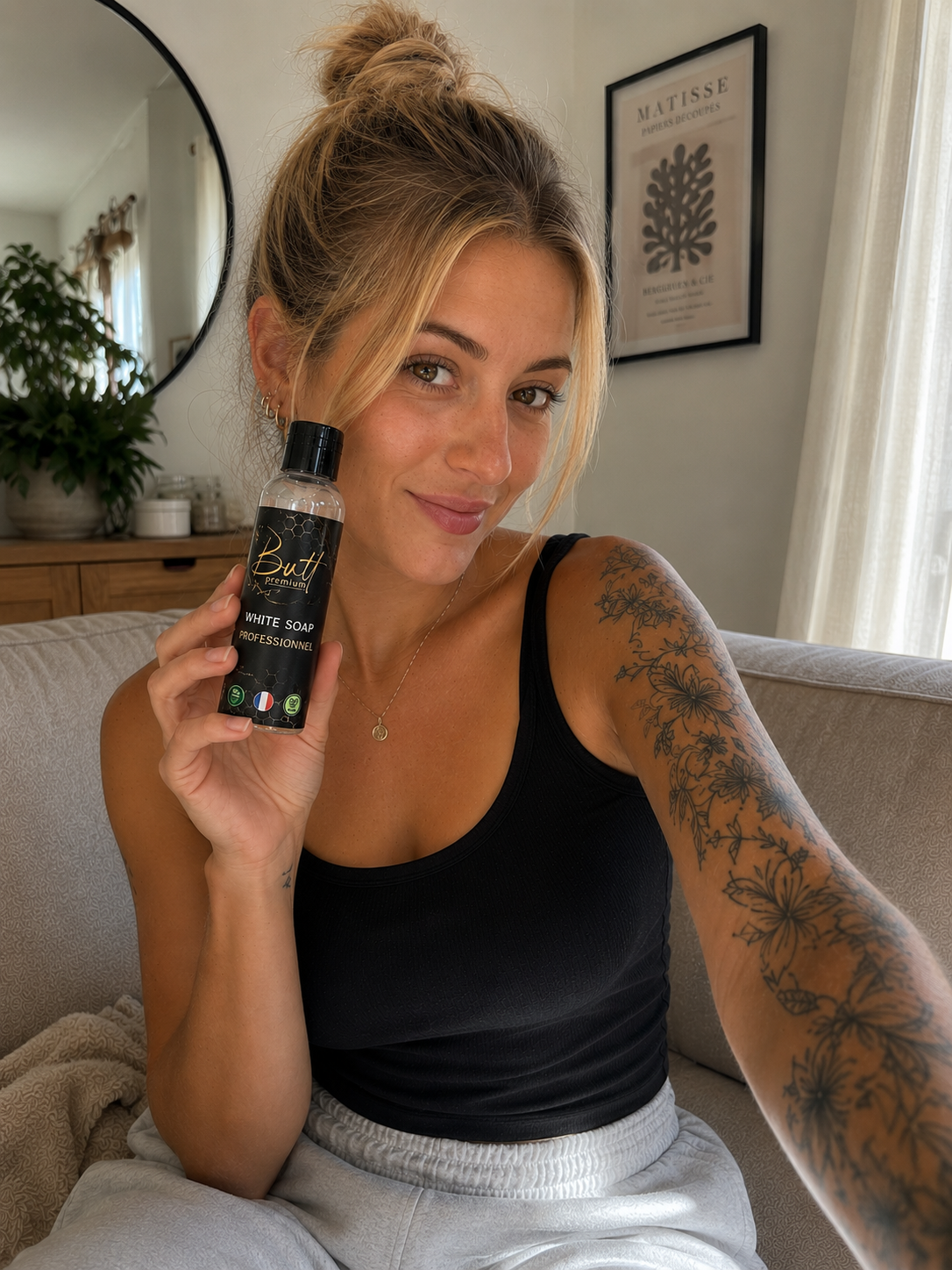 Utilisation du Savon apaisant Butt Premium pour le nettoyage d'un tatouage