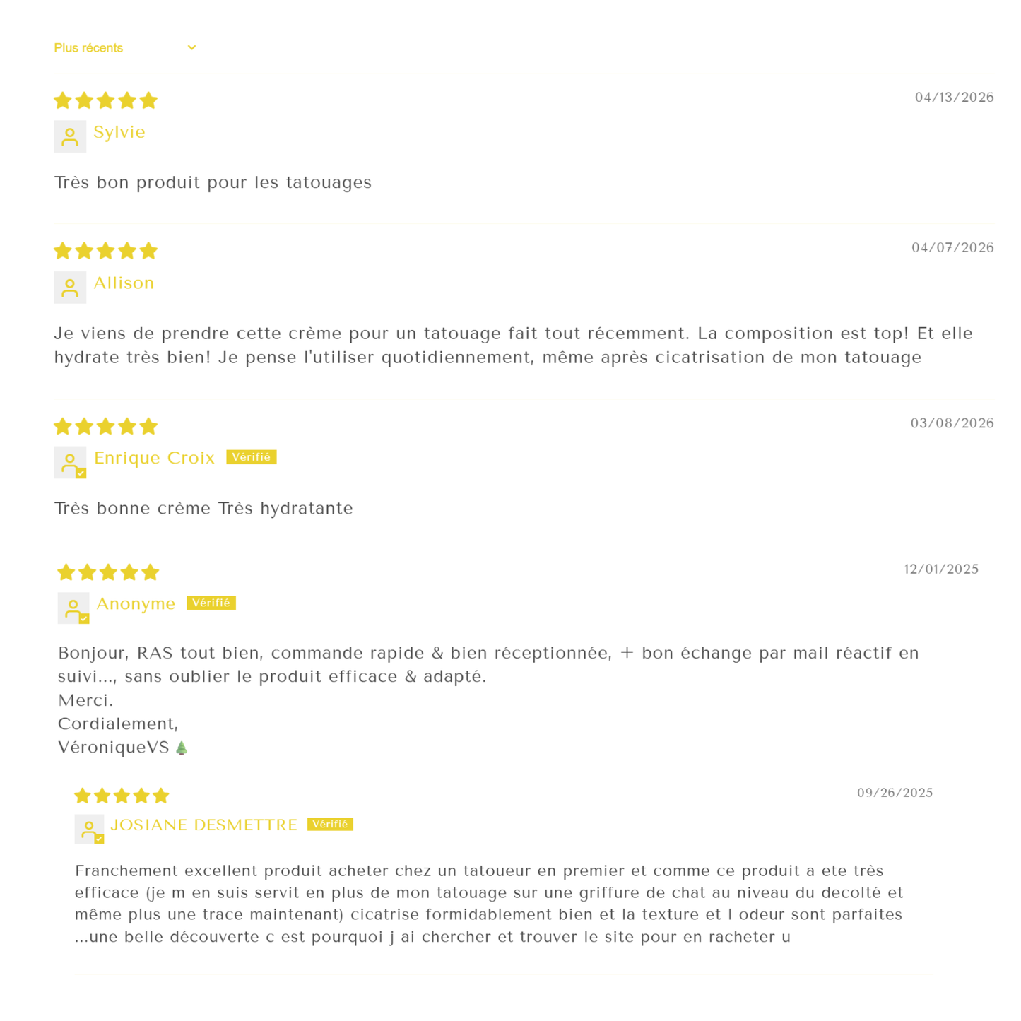 Avis clients positifs sur la Crème MILKY hydratante Butt Premium