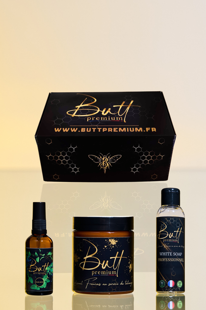 Coffret complet pour cicatrisation et entretien tatouage - routine naturelle 3 étapes